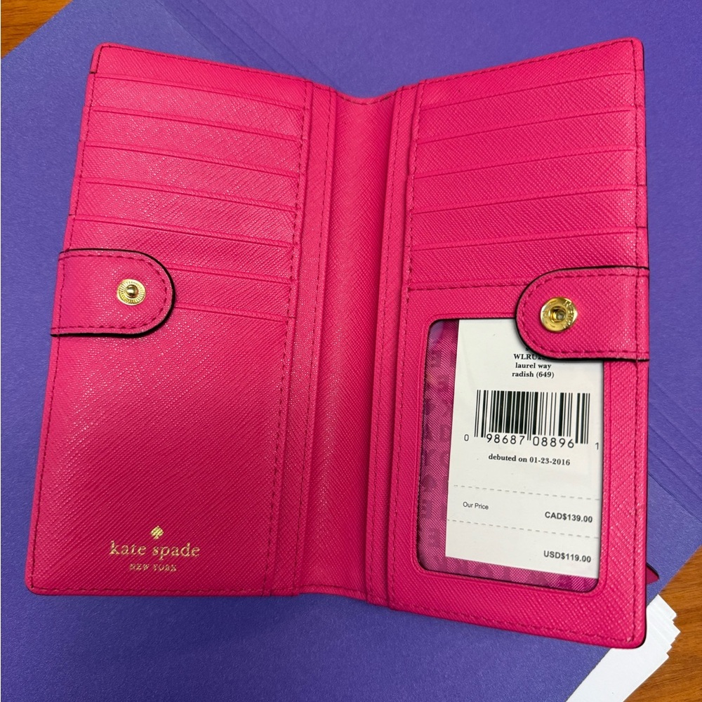 Kate Spade Fuchsia Wallet